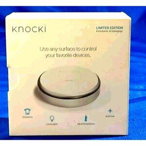 Knocki Limited Edition Signed Use Any Surface to Control Smart Home Devi…